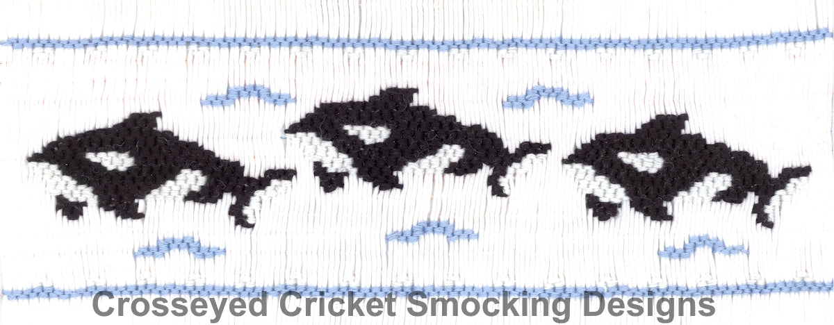 Orcas, #631 – Crosseyed Cricket Smocking
