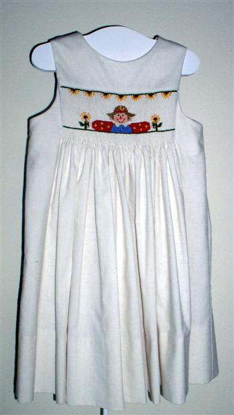 140 Sunflower Scarecrow Size 4