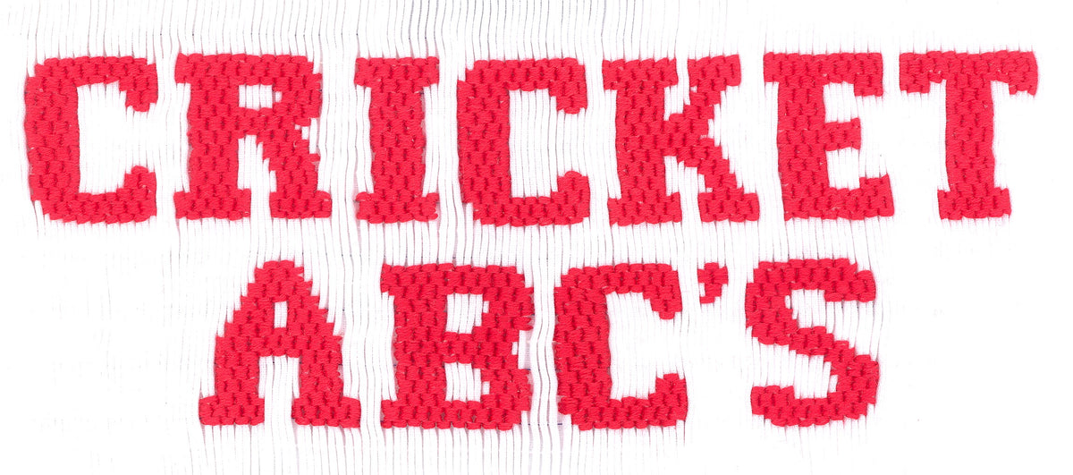 Cricket ABC's, #511 – Crosseyed Cricket Smocking